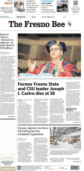 Cover of The Fresno Bee