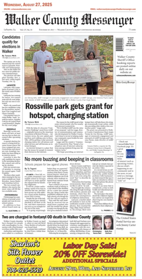 Cover of Walker County Messenger