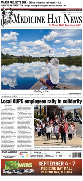 Cover of Medicine Hat News