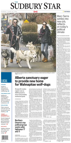 Cover of The Sudbury Star