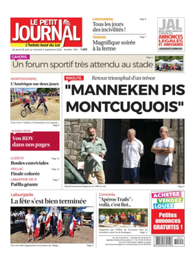 Cover of Le Petit Journal - L'hebdo local du Lot
