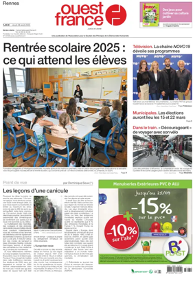 Cover of Ouest France (Rennes)