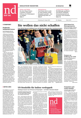 Cover of Neues Deutschland