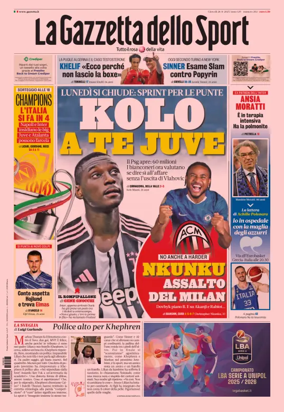 Cover of La Gazzetta dello Sport - Sicilia