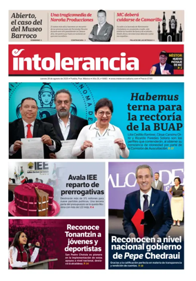 Cover of Intolerancia Diario