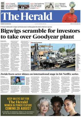 Cover of The Herald (South Africa)