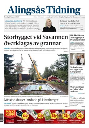 Cover of Alingsås Tidning