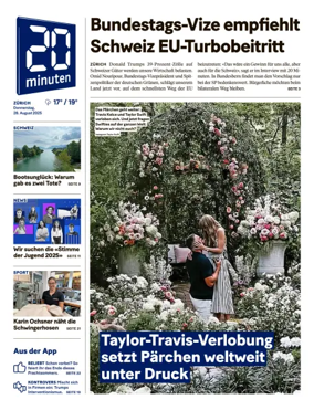 Cover of 20 Minuten - Zurich