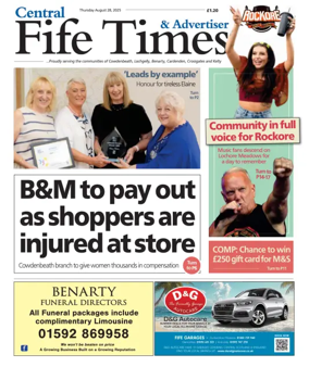 Cover of Central Fife Times