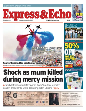 Cover of Express & Echo (City & East Devon Edition)