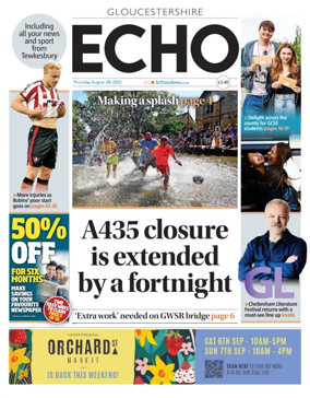 Cover of Gloucestershire Echo