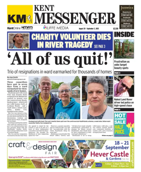 Cover of Kent Messenger Maidstone