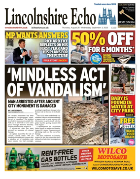 Cover of Lincolnshire Echo