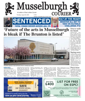 Cover of Musselburgh Courier