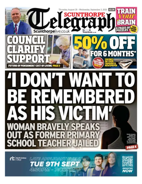 Cover of Scunthorpe Telegraph