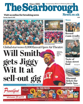 Cover of The Scarborough Evening News