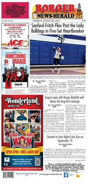 Cover of Borger News-Herald