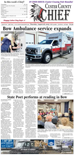 Cover of Custer County Chief