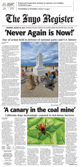 Cover of Inyo Register