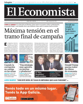 Cover of El Economista (Argentina)