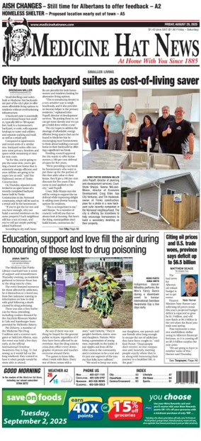 Cover of Medicine Hat News
