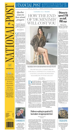 Cover of National Post - (National Edition)