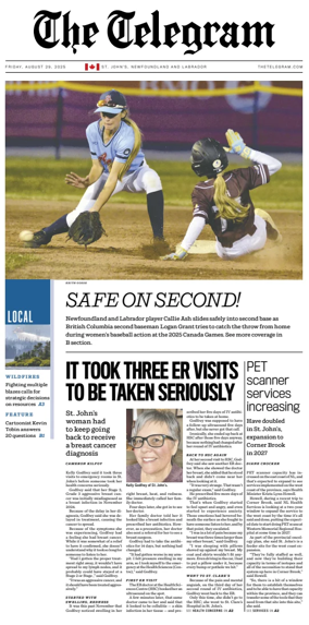 Cover of The Telegram (St. Johnâ€™s)