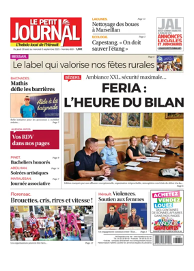 Cover of Le Petit Journal - L'hebdo local de l'Hérault