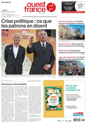 Cover of Ouest France (Guingamp)
