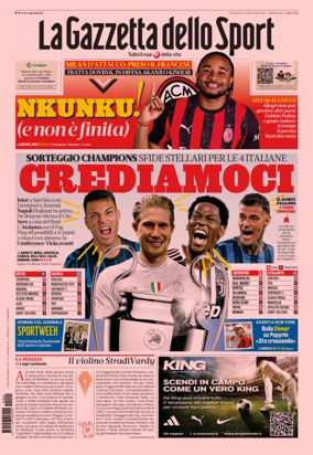 Cover of La Gazzetta dello Sport - Sicilia