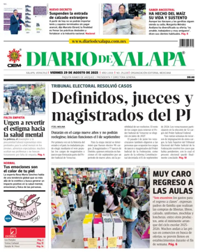 Cover of Diario de Xalapa