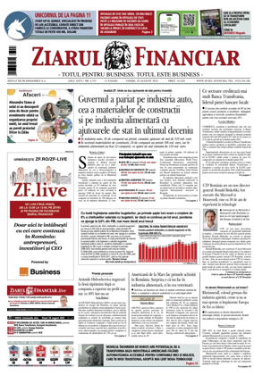 Cover of Ziarul Financiar