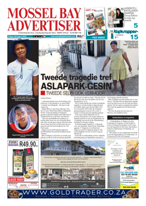 Cover of Mossel Bay Advertiser