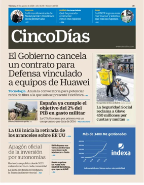 Cover of Cinco Días