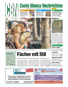 Cover of Costa Blanca Nachrichten