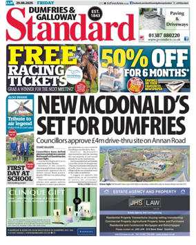 Cover of Dumfries & Galloway Standard