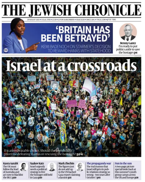 Cover of The Jewish Chronicle