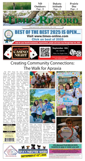 Cover of Valley City Times-Record