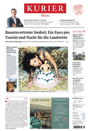 Cover of Kurier (Samstag)