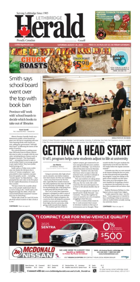 Cover of Lethbridge Herald