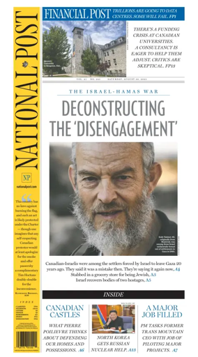 Cover of National Post - (National Edition)