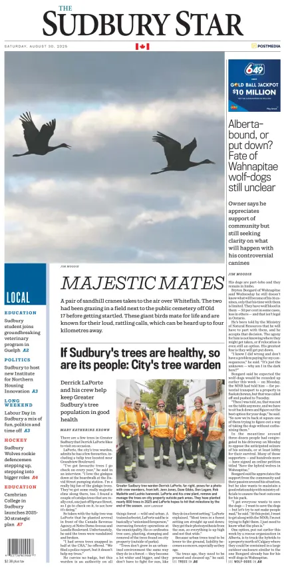 Cover of The Sudbury Star