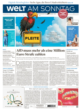 Cover of Welt am Sonntag