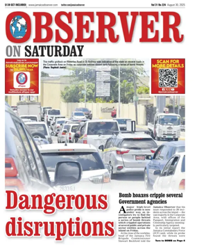 Cover of Daily Observer (Jamaica)