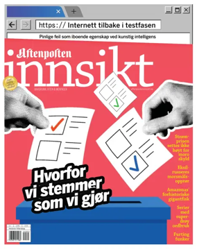 Cover of Aftenposten Innsikt