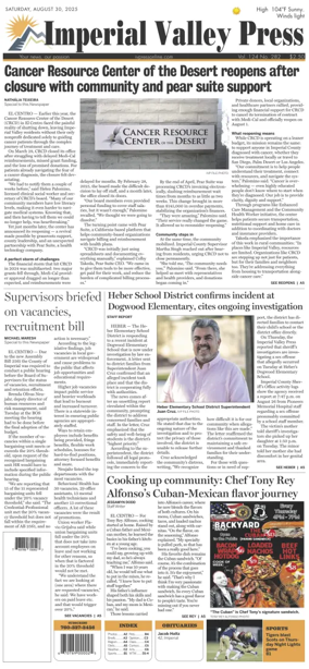 Cover of Imperial Valley Press