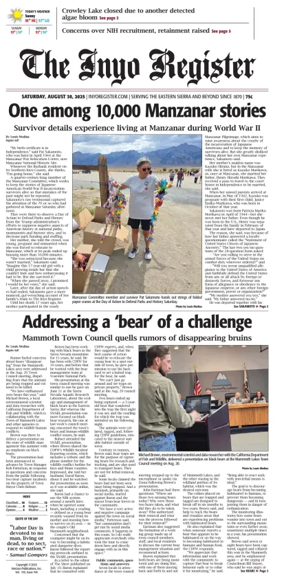 Cover of Inyo Register