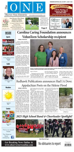 Cover of Observer News Enterprise