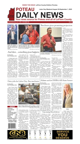 Cover of Poteau Daily News