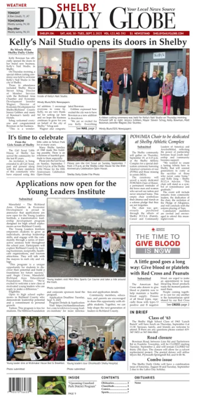 Cover of Shelby Daily Globe